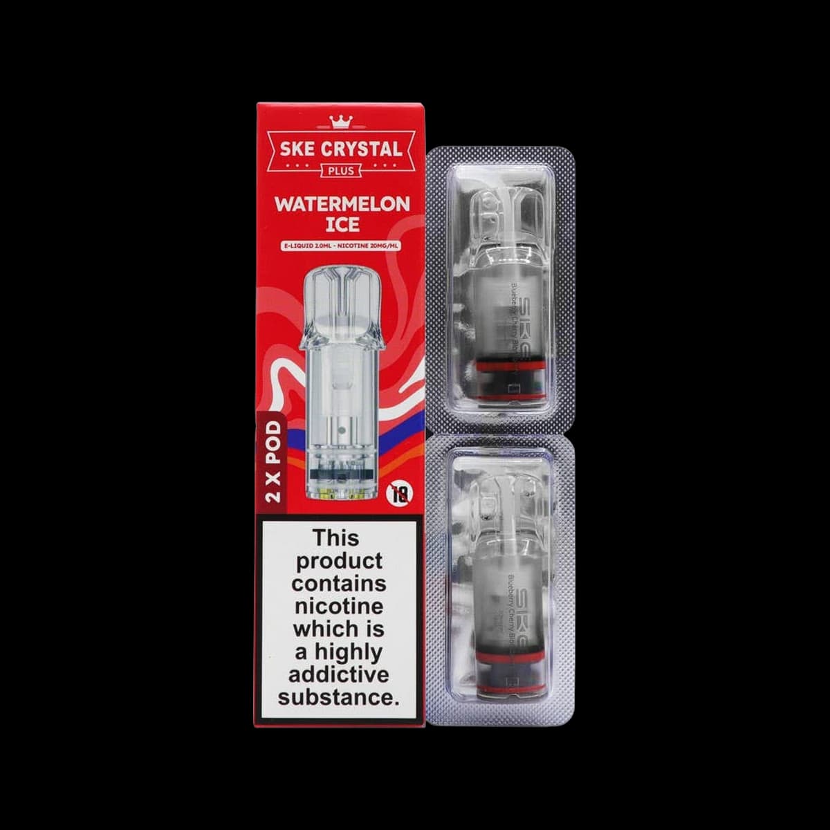 SKE Crystal Plus Prefilled Pods - Pre-Filled Vape Pods