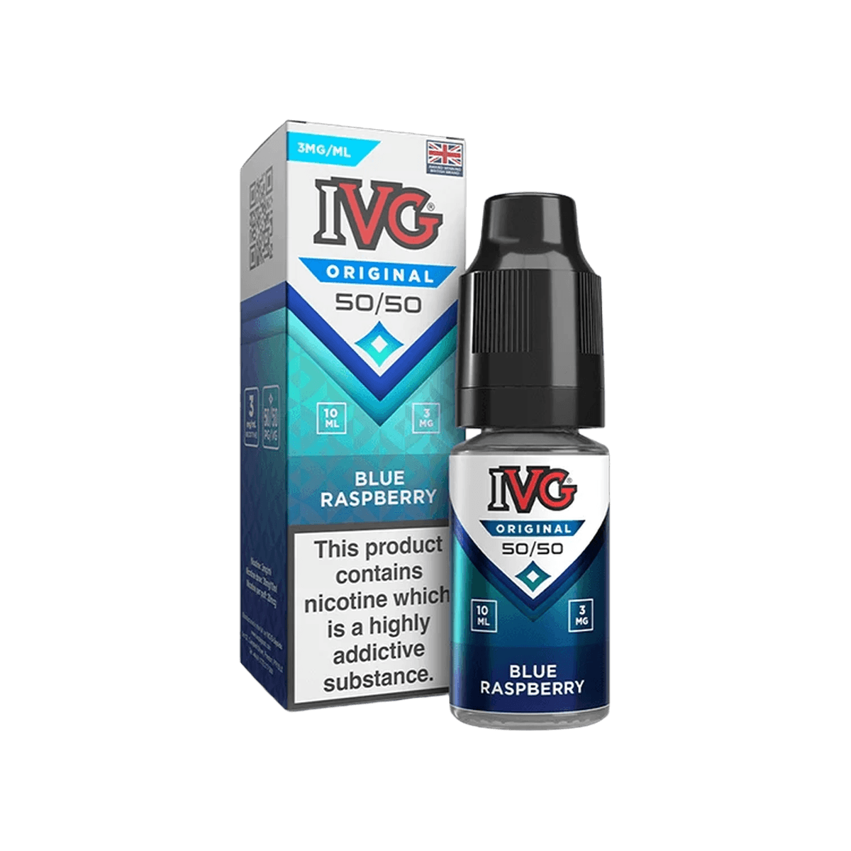 Blue Raspberry E-Liquid by IVG 50 50 - 10ml E-Liquid