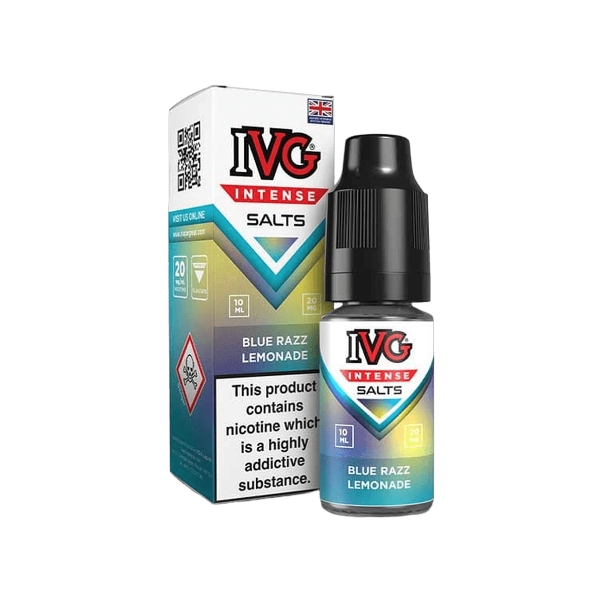 Blue Razz Lemonade E-Liquid by IVG Intense Salts - 10mg E-Liquid