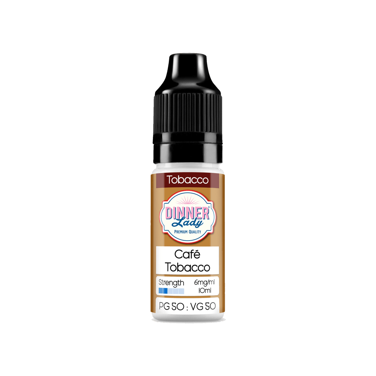 Cafe Tobacco 50 50 E-Liquid by Dinner Lady - 10ml E-Liquid