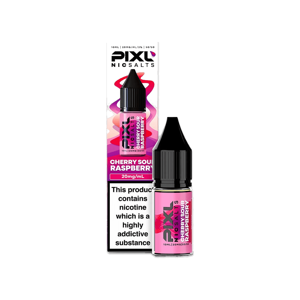 Cherry Sour Raspberry Nic Salt E-Liquid by Pixl - 10mg E-Liquid