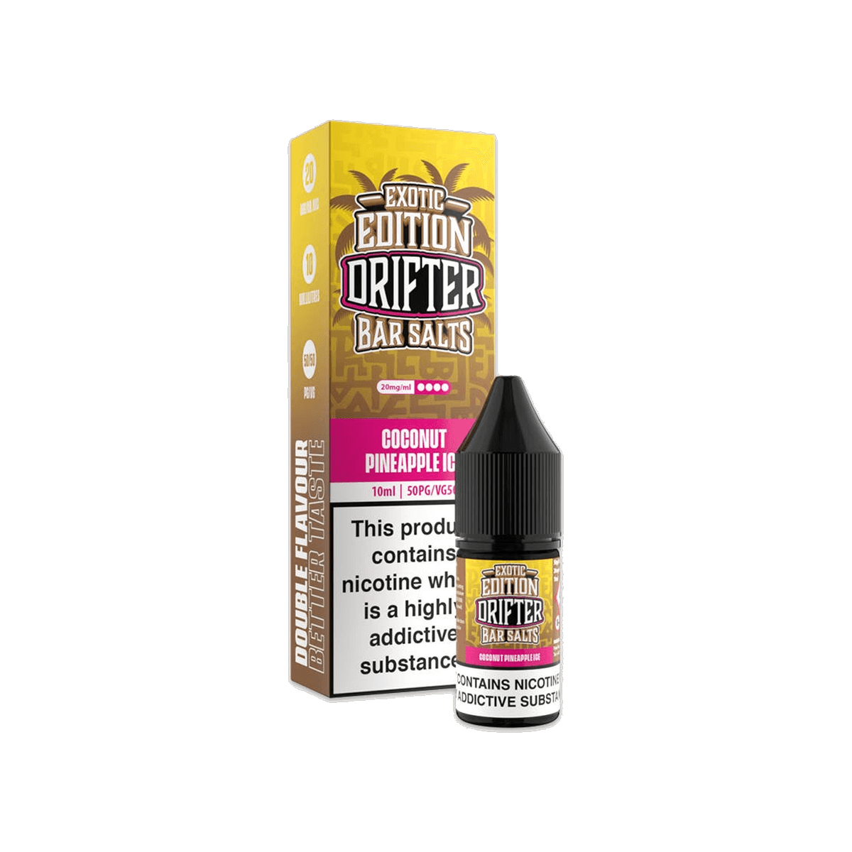 Coconut Pineapple Ice Nic Salt E-Liquid by Drifter Exotic - 10mg E-Liquid