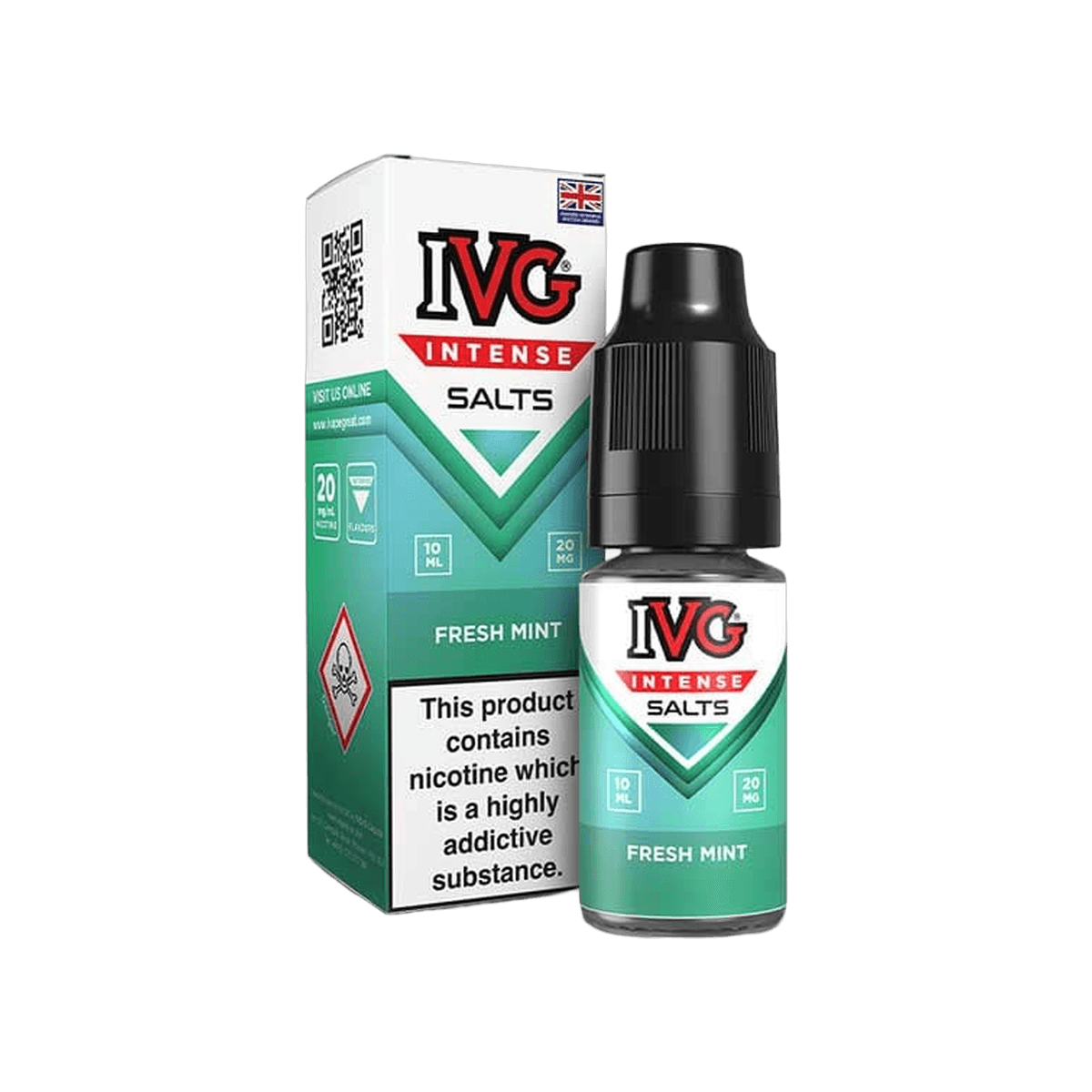 Fresh Mint E-Liquid by IVG Intense Salts - 10mg E-Liquid
