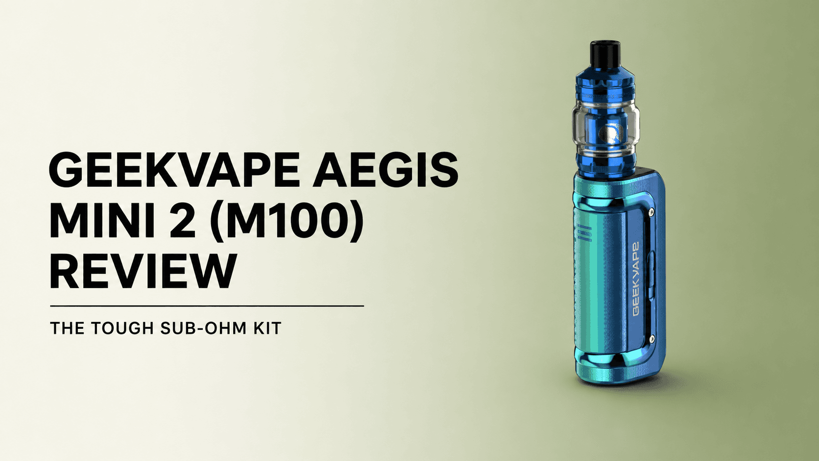 Blue GeekVape Aegis Mini 2 M100 sub-ohm vape kit