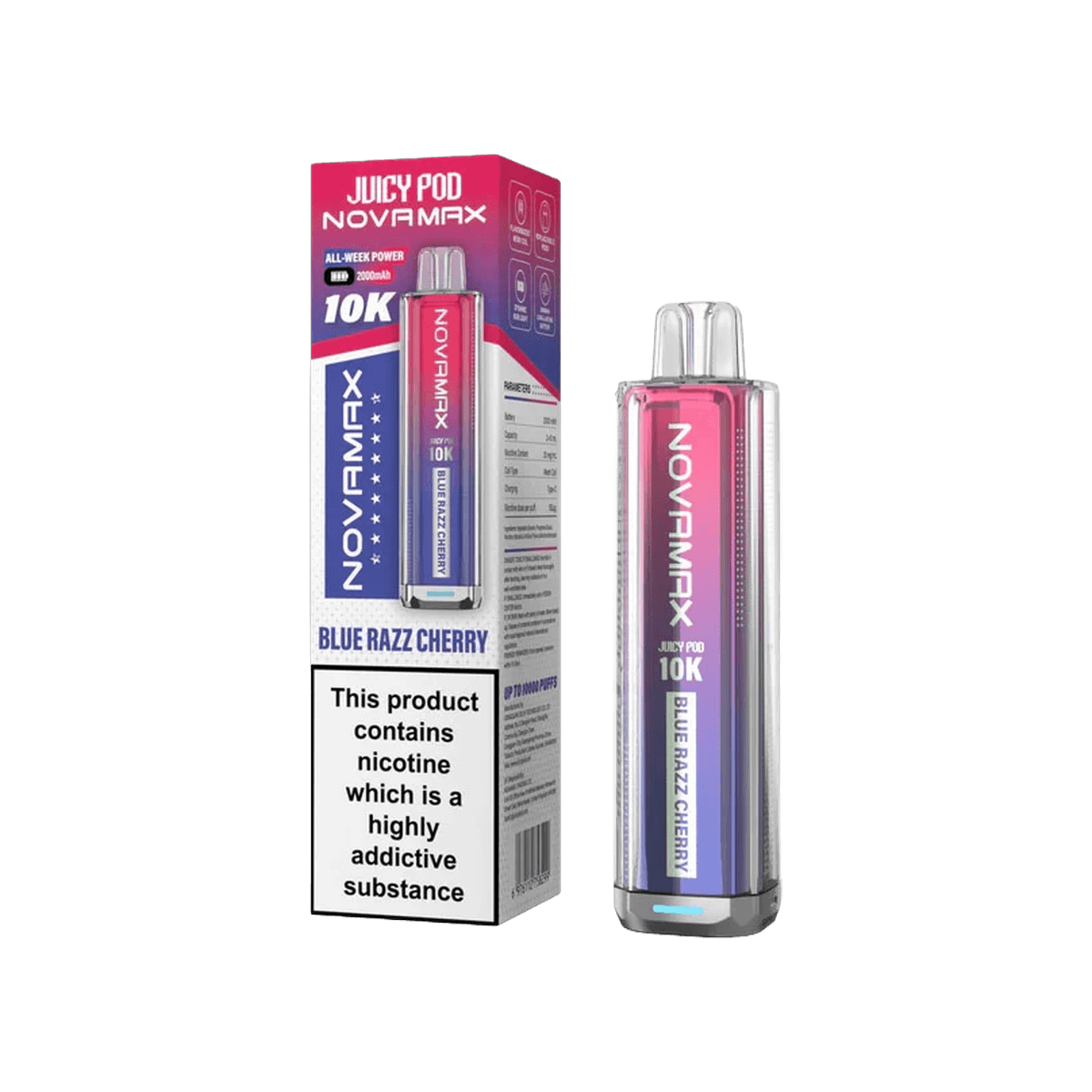 Blue Razz Cherrry Juicy Pod E-Liquid