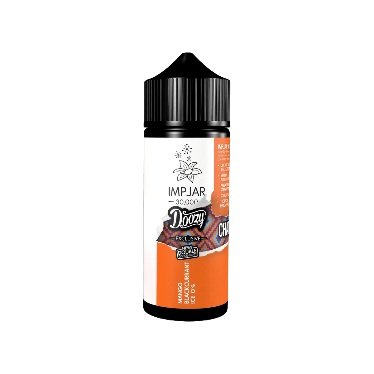 Mango   Blackcurrant Ice Shortfill E-Liquid by Imp Jar   Doozy 100ml - 0mg E-Liquid