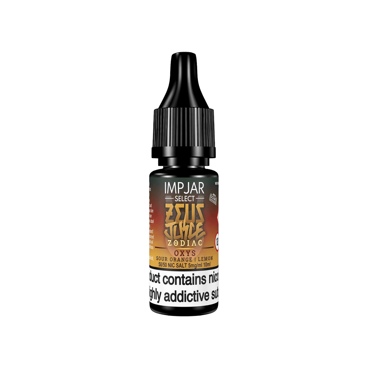 Oxys Nic Salt E-Liquid by Imp Jar Select   Zeus Juice - E-Liquids