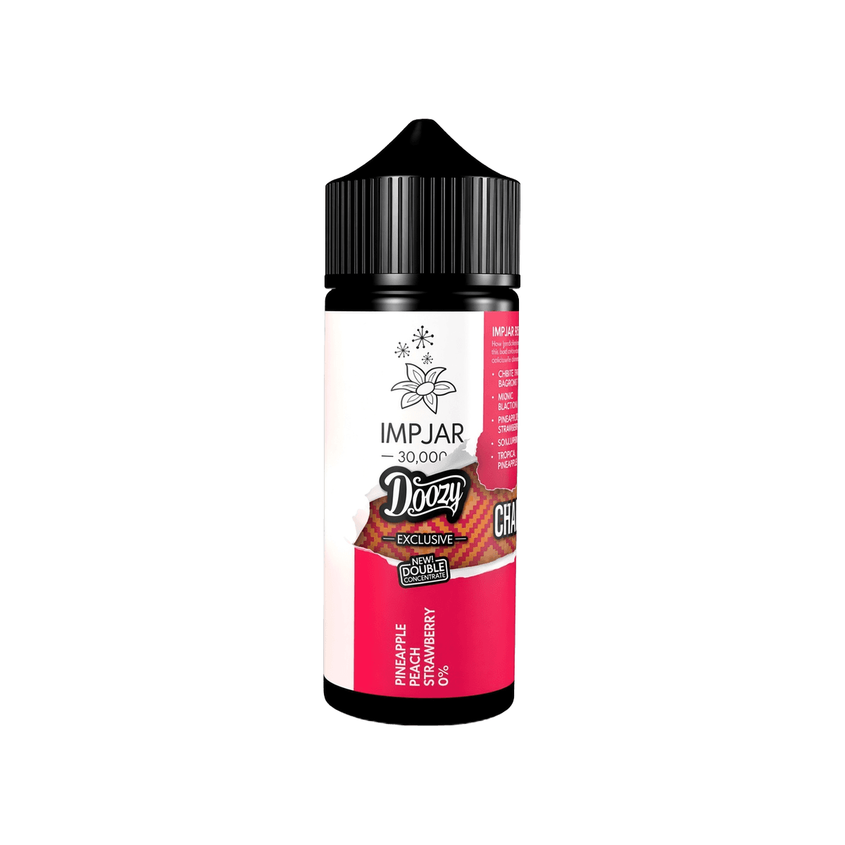 Pineapple Peach Strawberry Shortfill E-Liquid by Imp Jar   Doozy 100ml - E-Liquids