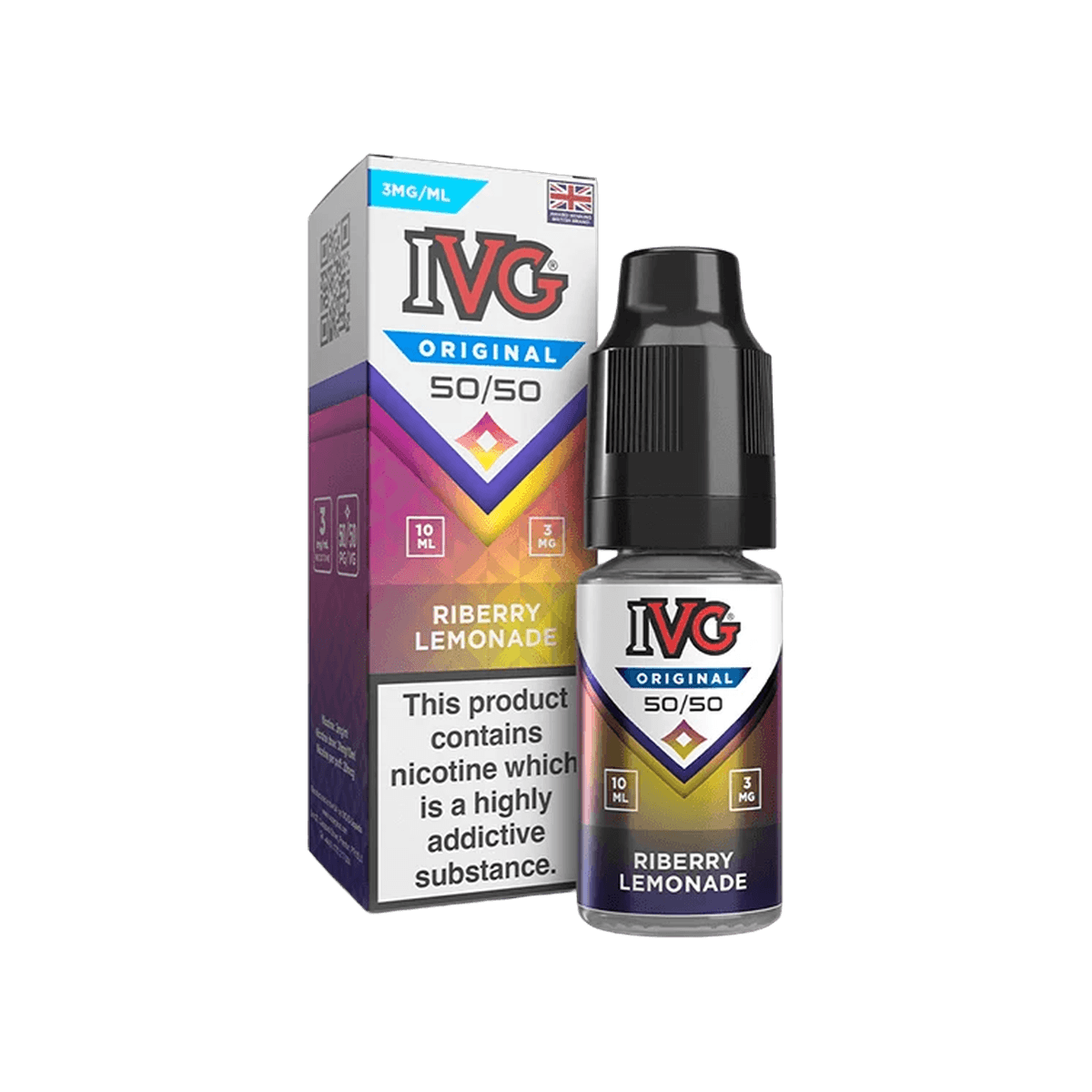 Riberry Lemonade E-Liquid by IVG 50 50 - 10ml E-Liquid