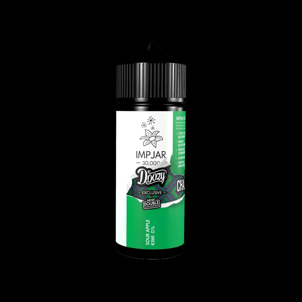 Sour Apple   Kiwi Shortfill E-Liquid by Imp Jar   Doozy 100ml - 0mg E-Liquid