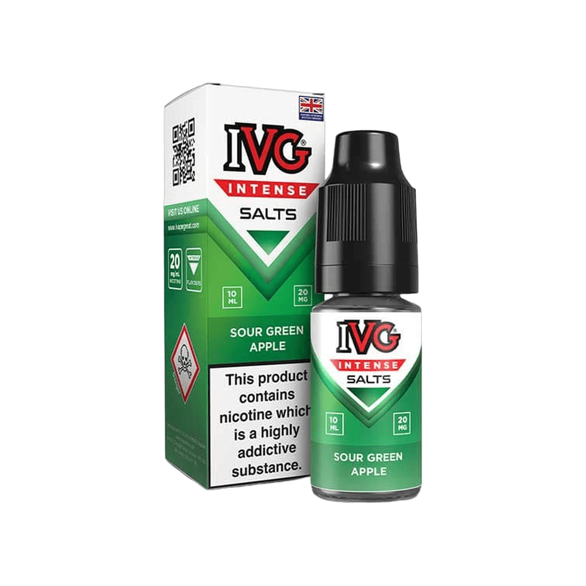 Sour Green Apple E-Liquid by IVG Intense Salts - E-Liquids