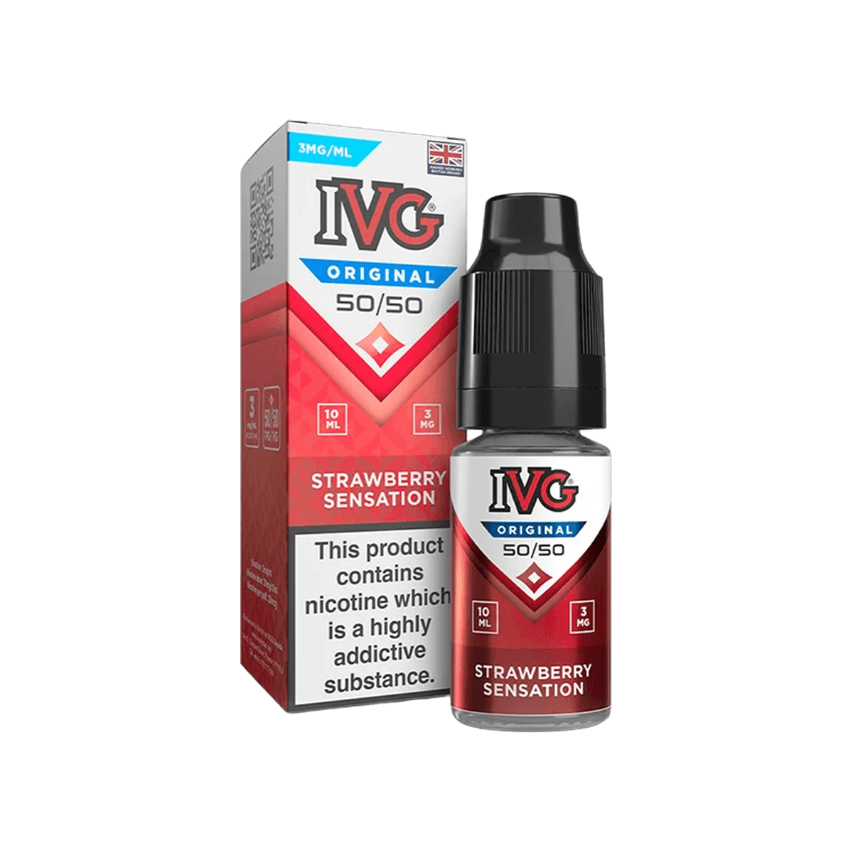 Strawberry Sensation E-Liquid by IVG 50 50 - E-Liquids