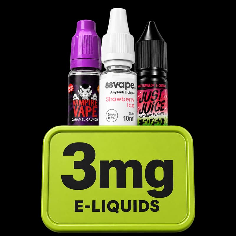 3mg e-liquid bottles