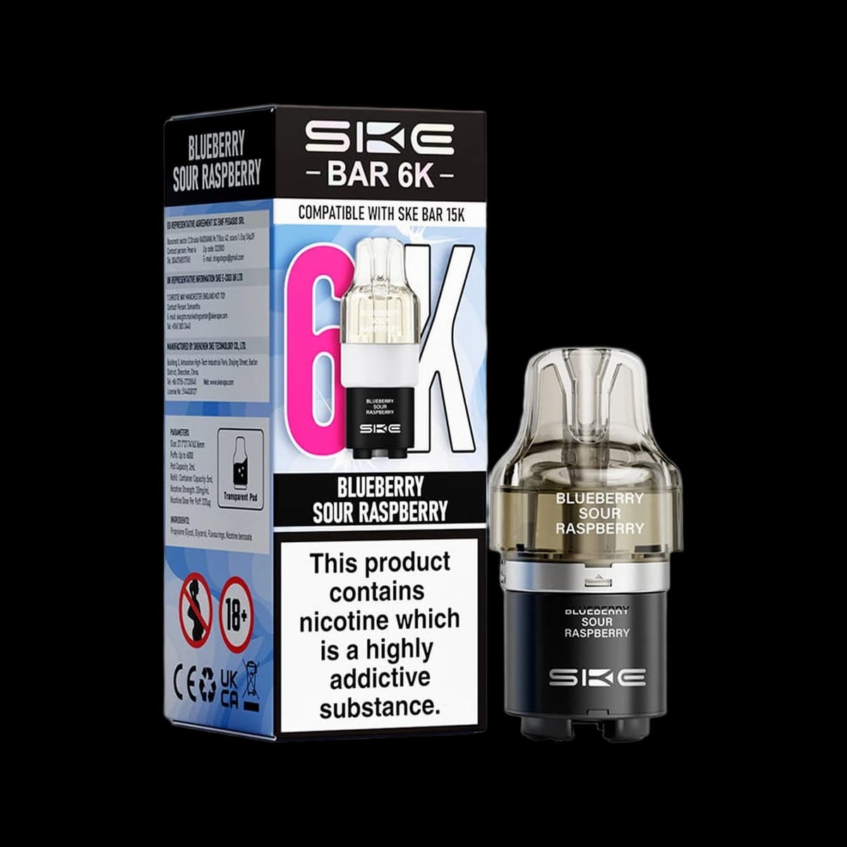 SKE Bar 6K Prefilled Pods - Pre-Filled Vape Pods