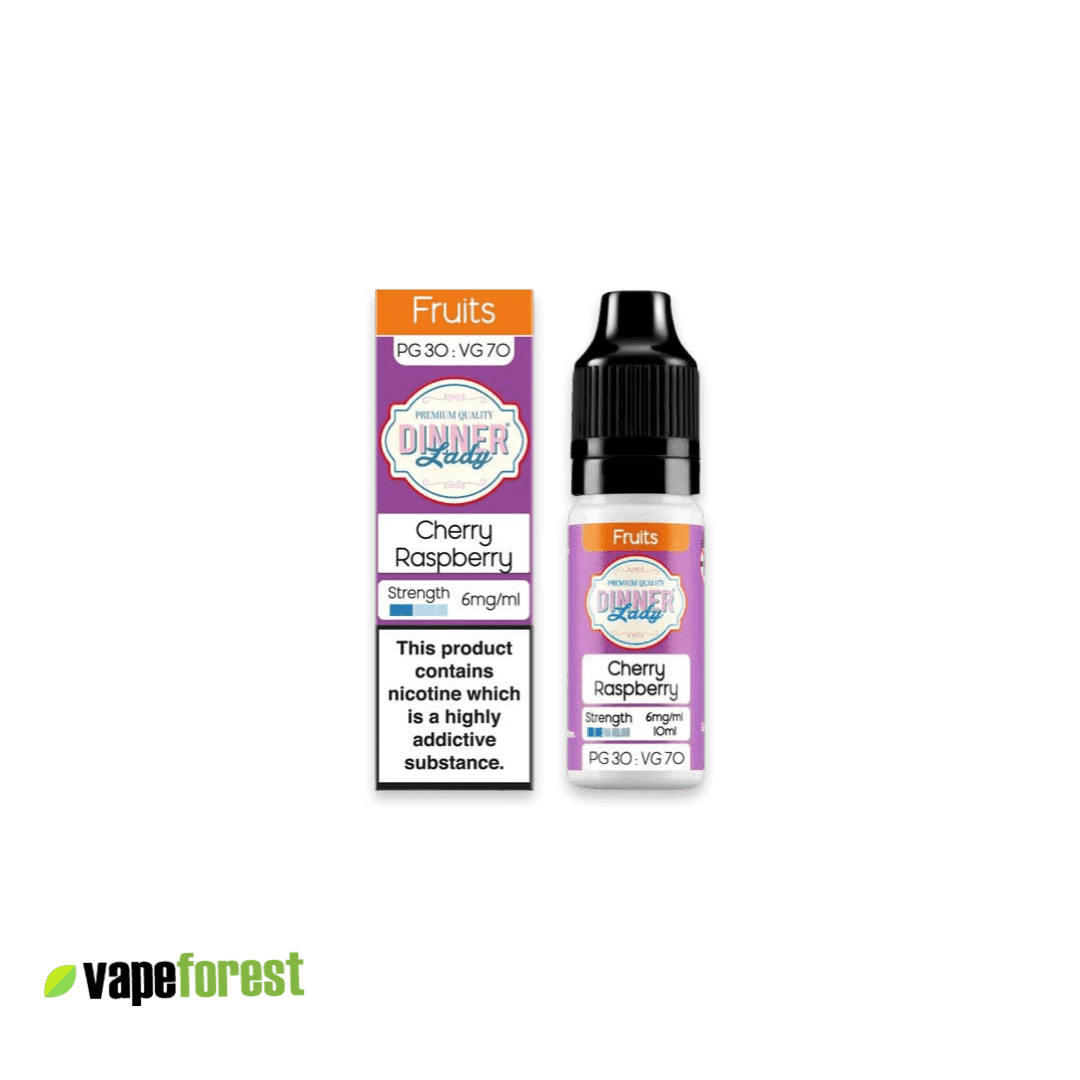 Dinner Lady Nic Salts E-Liquid Cherry Raspberry
