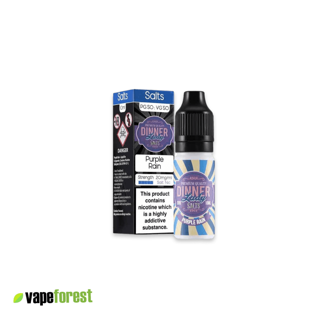 Dinner Lady Nic Salts E-Liquid Purple Rain