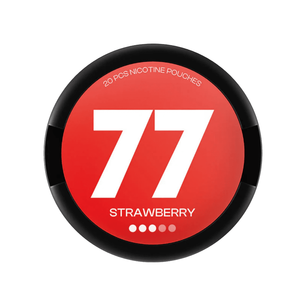 77 Strawberry Nicotine Pouches tin