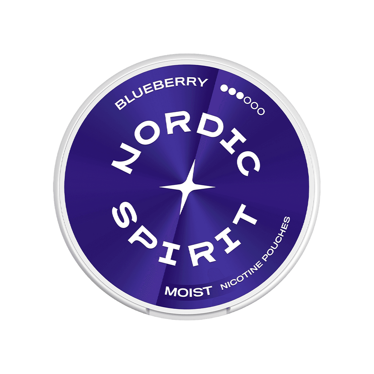 Blueberry Nicotine Pouches by Nordic Spirit tin