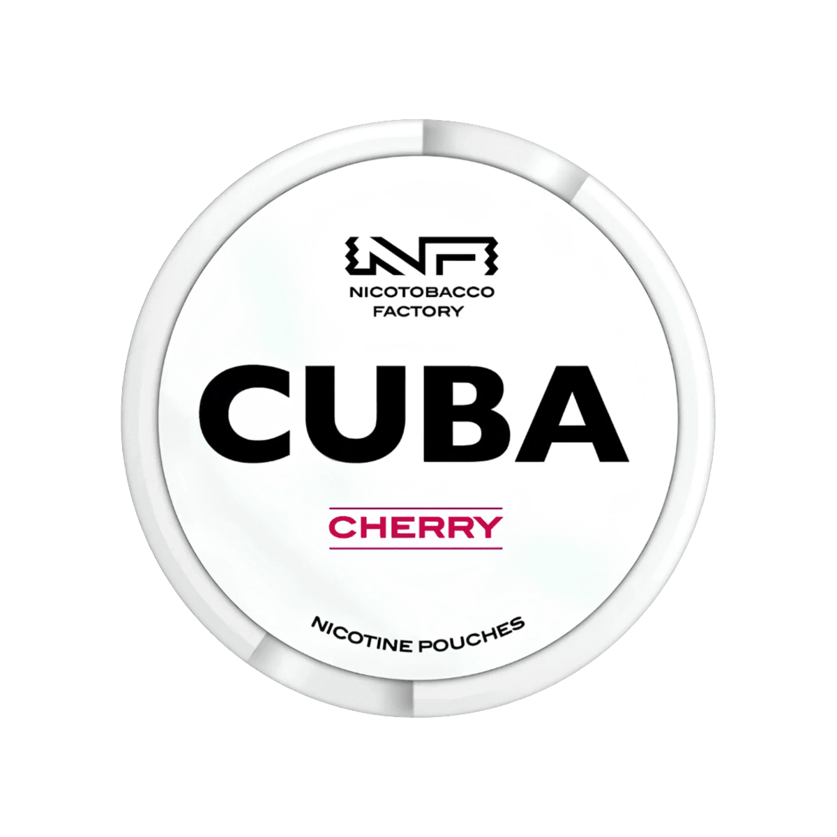 Cuba Cherry Nicotine Pouches tin, 16mg slim pouches