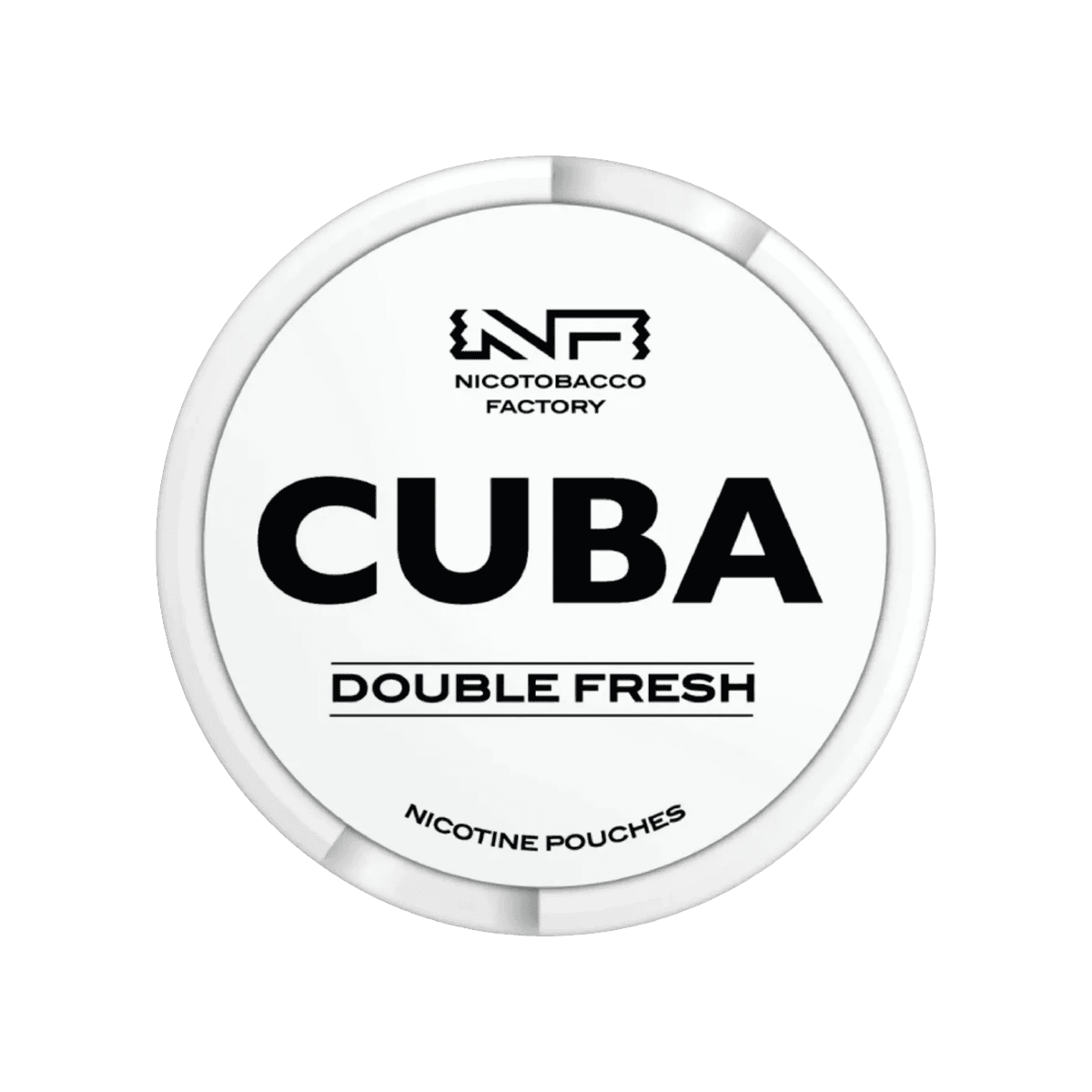 Cuba Double Fresh Nicotine Pouches tin, 16mg slim pouches