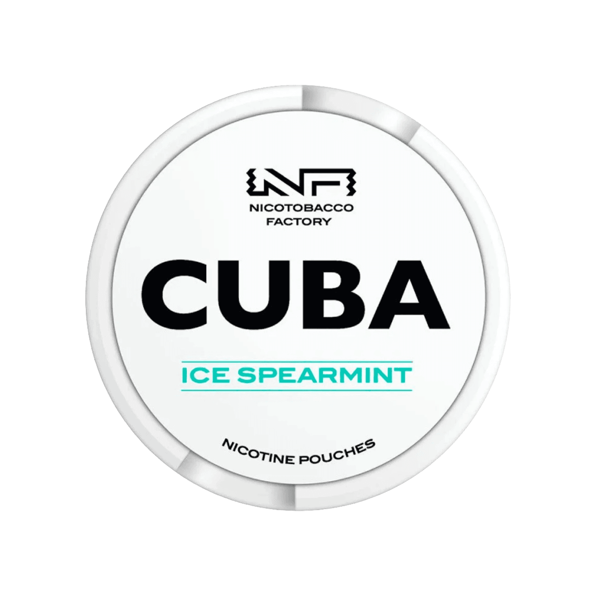 Cuba Ice Spearmint Nicotine Pouches tin, 16mg slim pouches