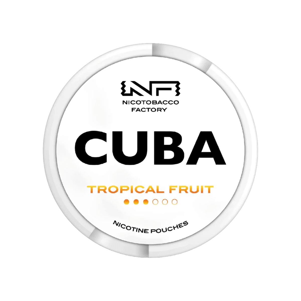 Cuba Tropical Fruit Nicotine Pouches tin, 16mg slim pouches
