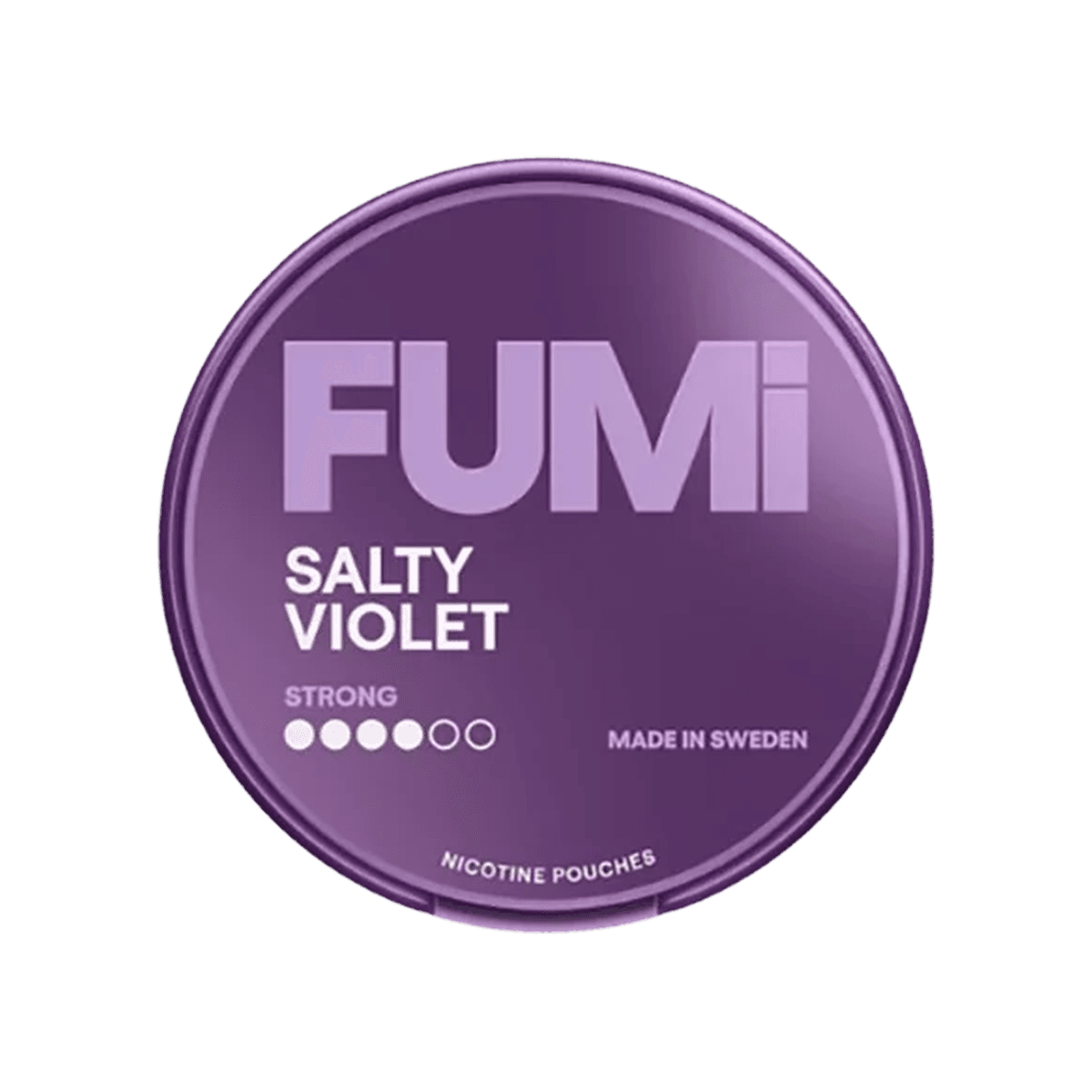 Fumi Salty Violet Nicotine Pouches tin