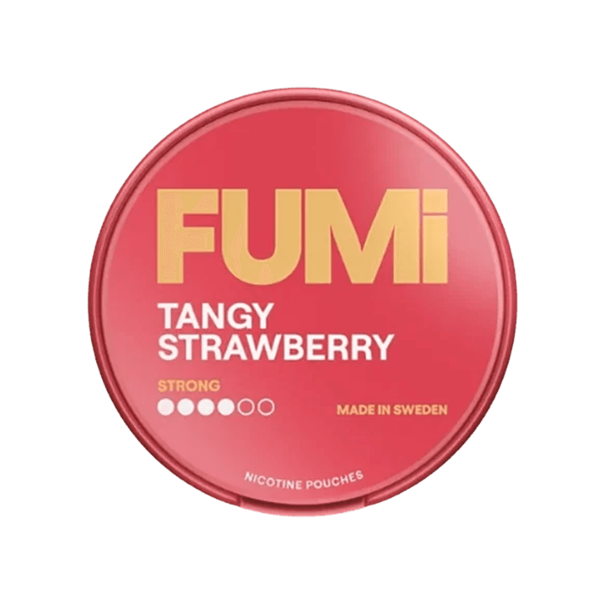 Fumi Tangy Strawberry Nicotine Pouches tin