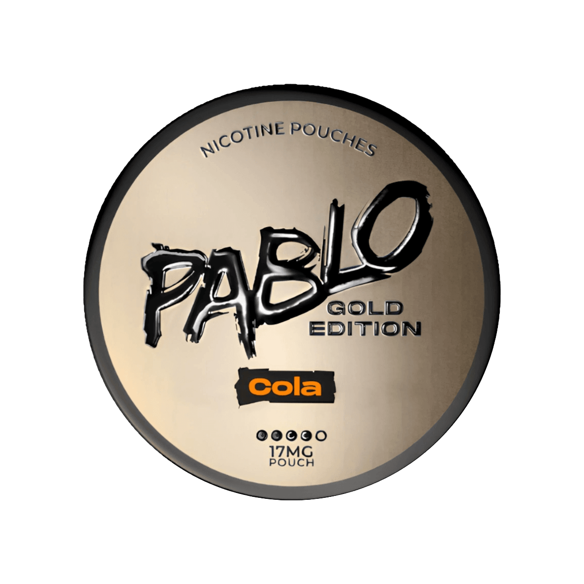 Pablo Gold Edition Cola Nicotine Pouches tin, 17mg slim pouches