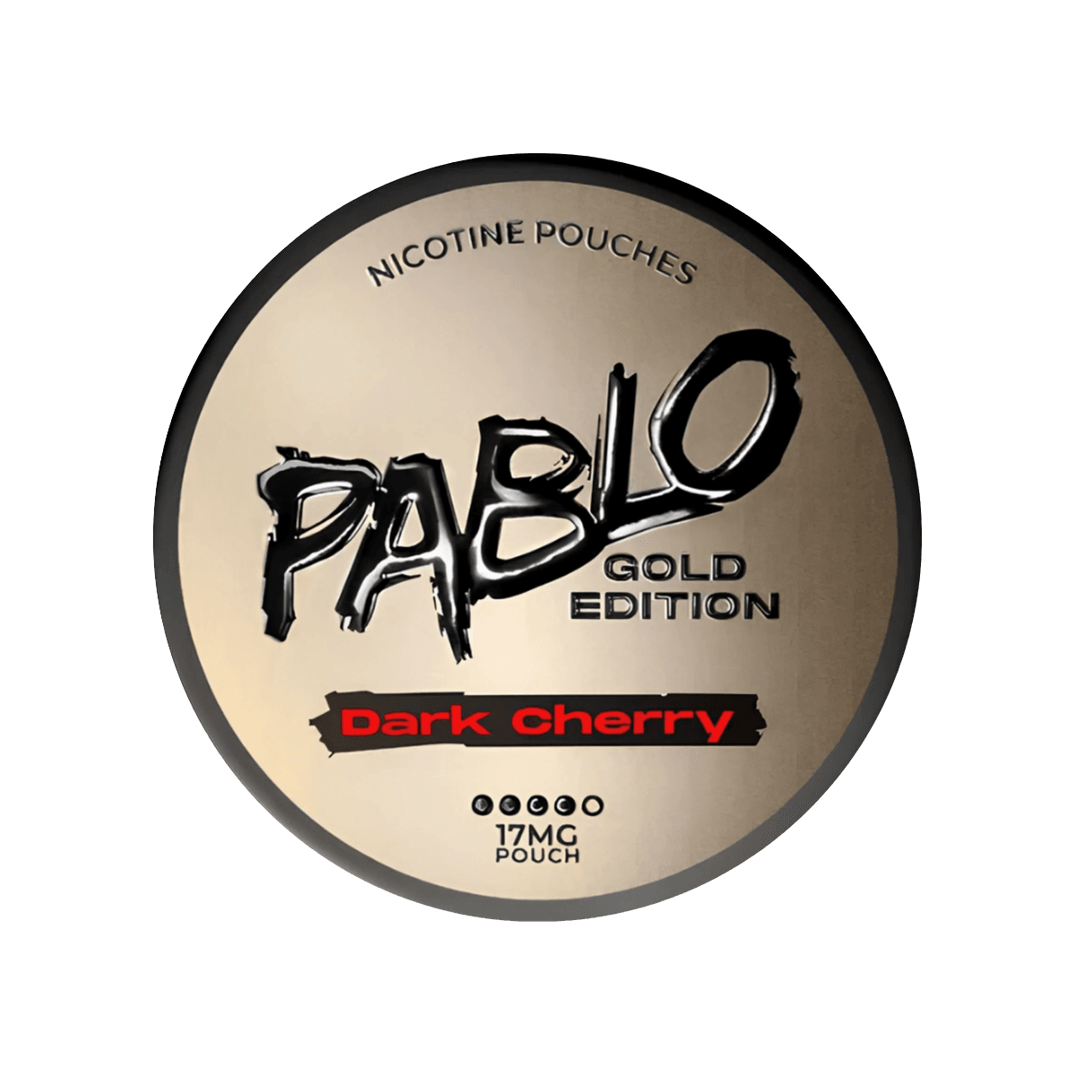 Pablo Gold Edition Dark Cherry Nicotine Pouches tin, 17mg slim pouches