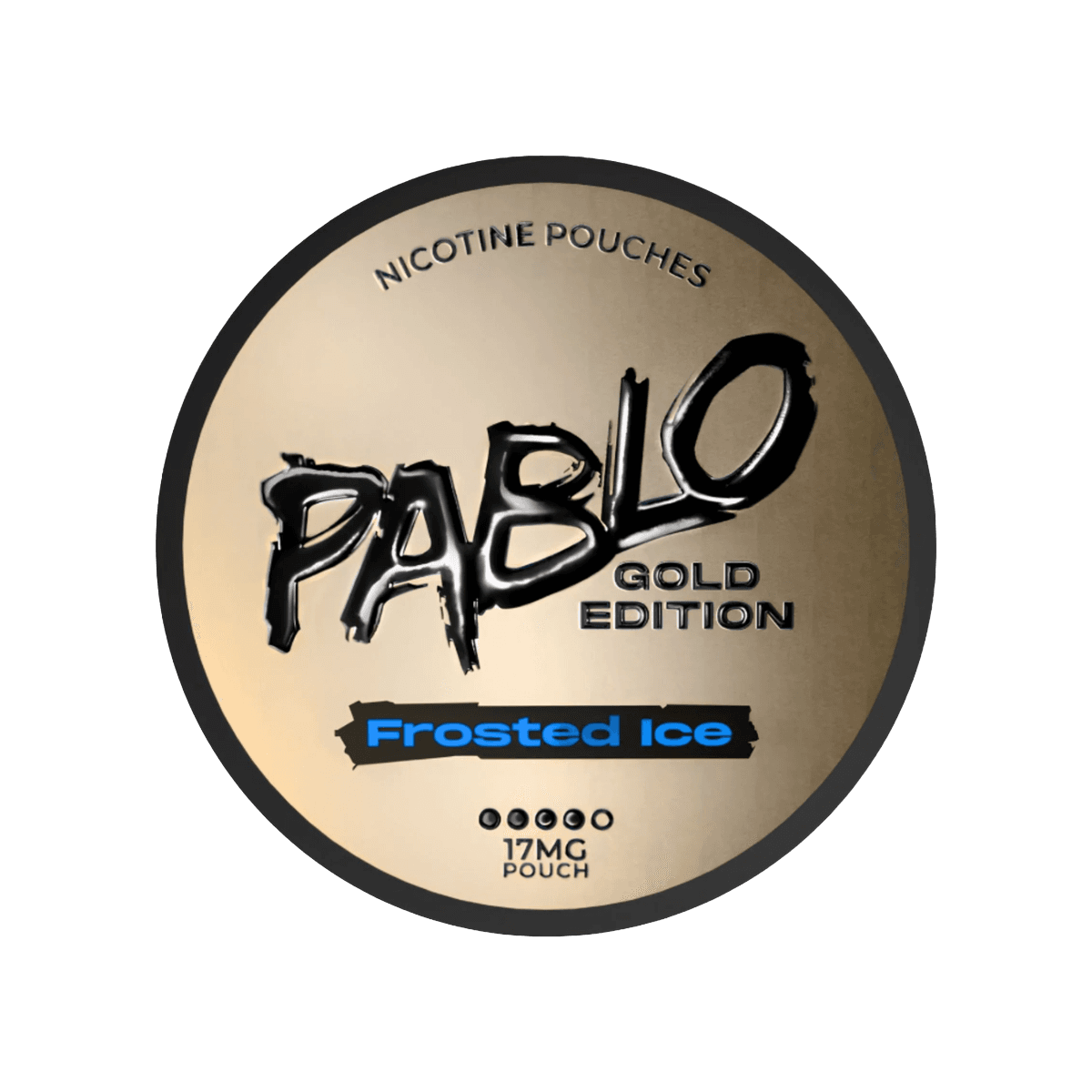 Pablo Gold Edition Frosted Ice Nicotine Pouches tin, 17mg slim pouches