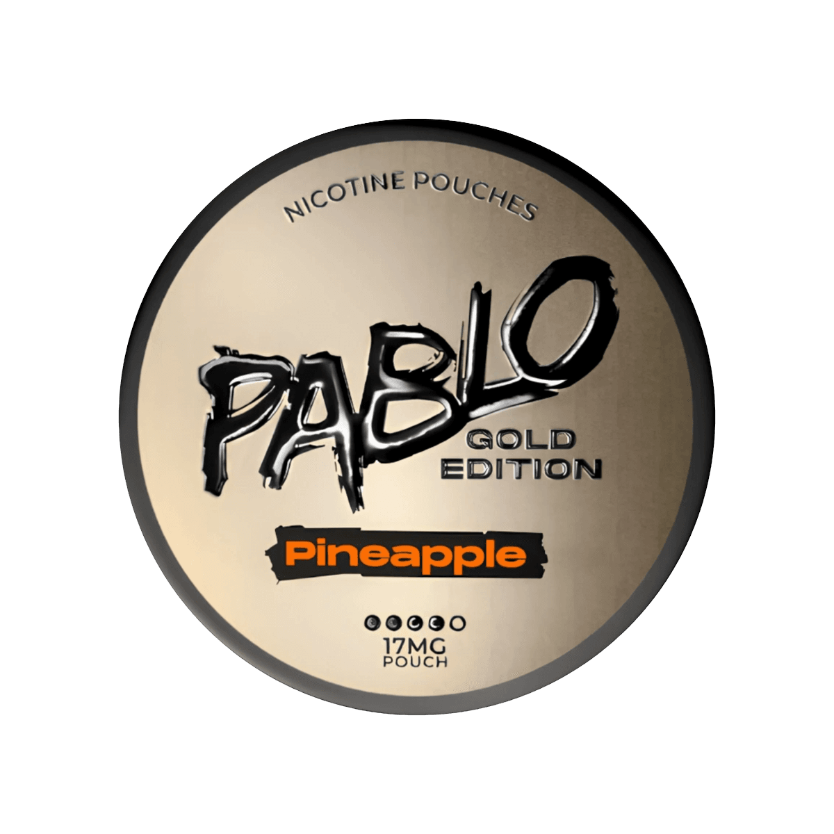 Pablo Gold Edition Pineapple Nicotine Pouches tin, 17mg slim pouches