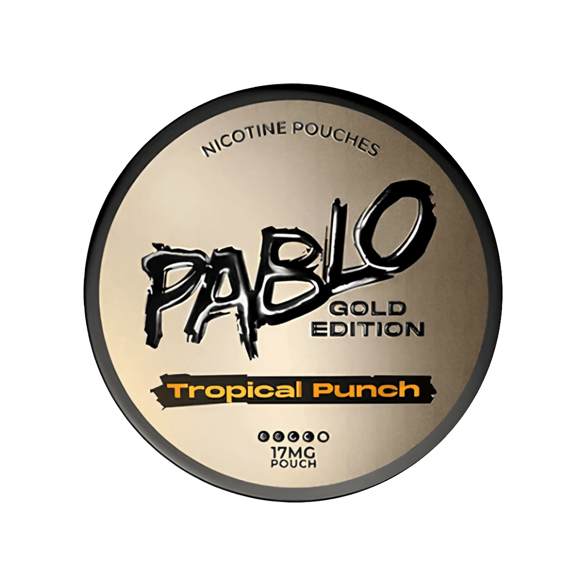Pablo Gold Edition Tropical Punch Nicotine Pouches tin, 17mg slim pouches