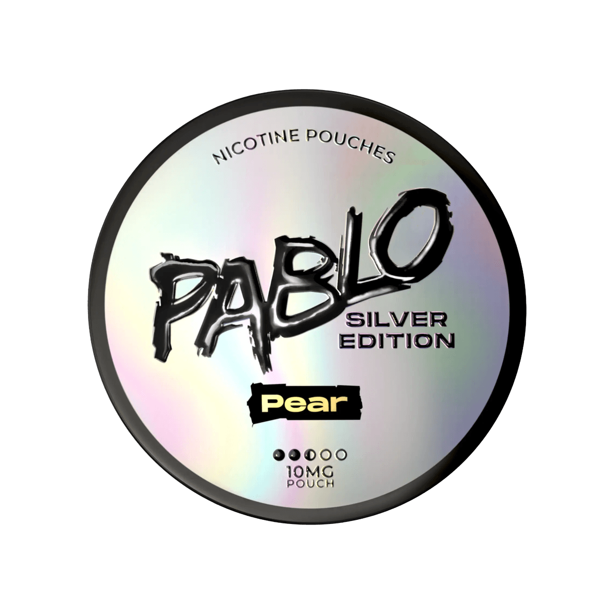 Pablo Silver Edition Pear Nicotine Pouches tin, 10.15mg slim pouches