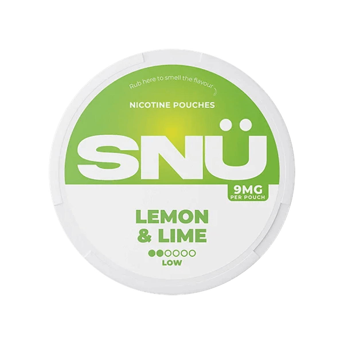 Snu Lemon & Lime Nicotine Pouches tin