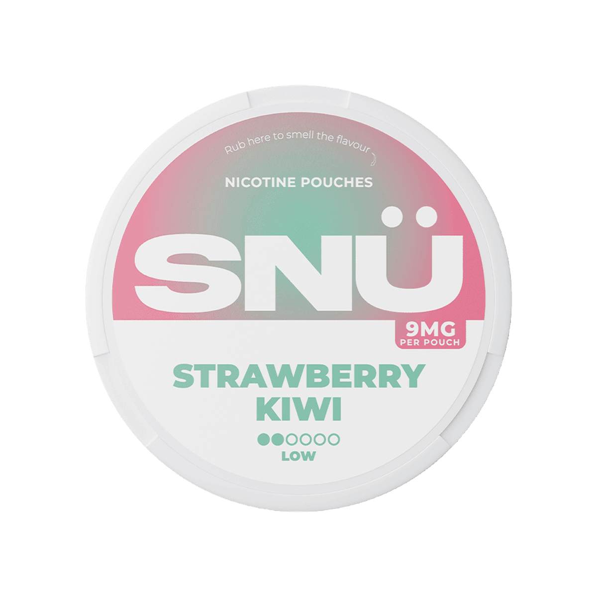 Snu Strawberry Kiwi Nicotine Pouches tin
