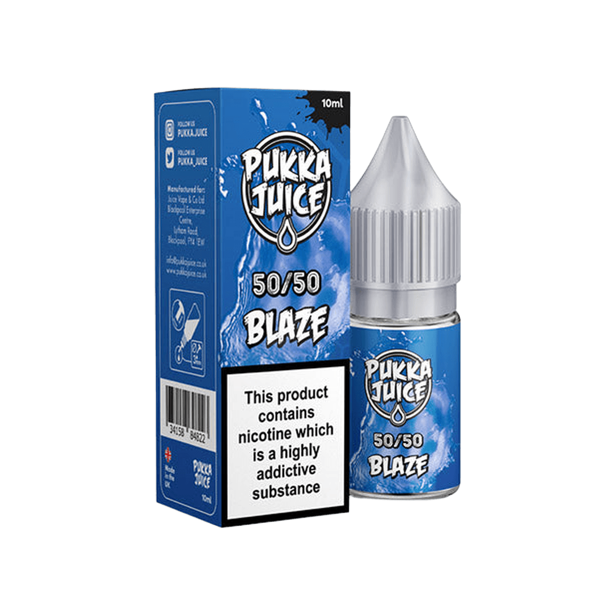 Blaze 50/50 E-Liquid by Pukka Juice