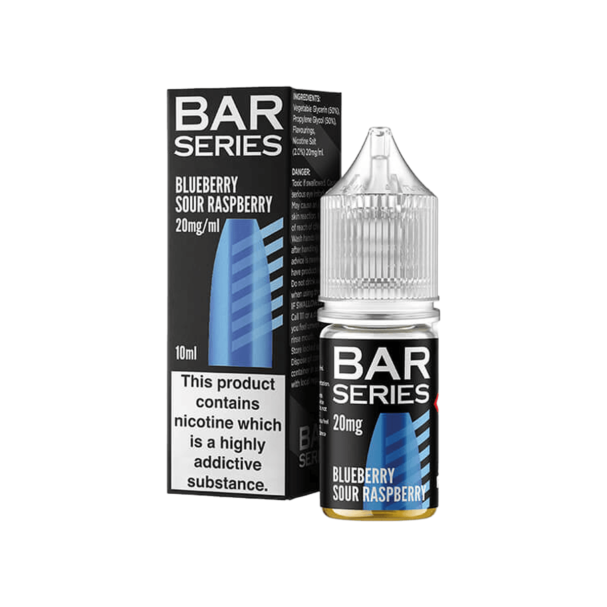 Blueberry Sour Raspberry Nic Salt E-Liquid by Bar Series