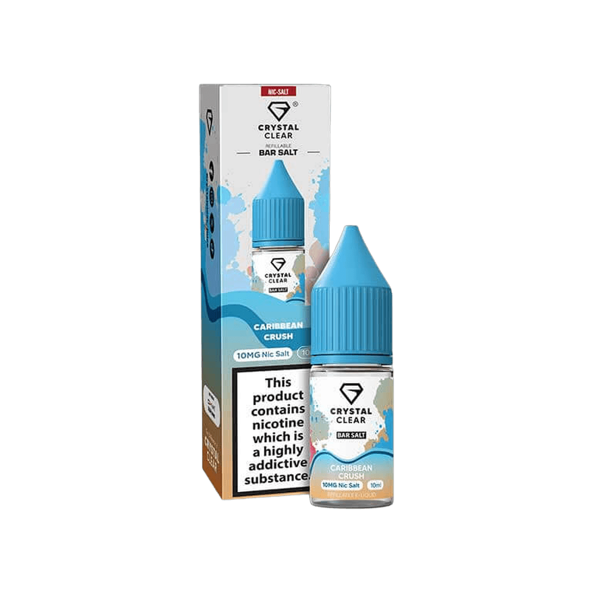Caribbean Crush Nic Salt E-Liquid by Crystal Clear