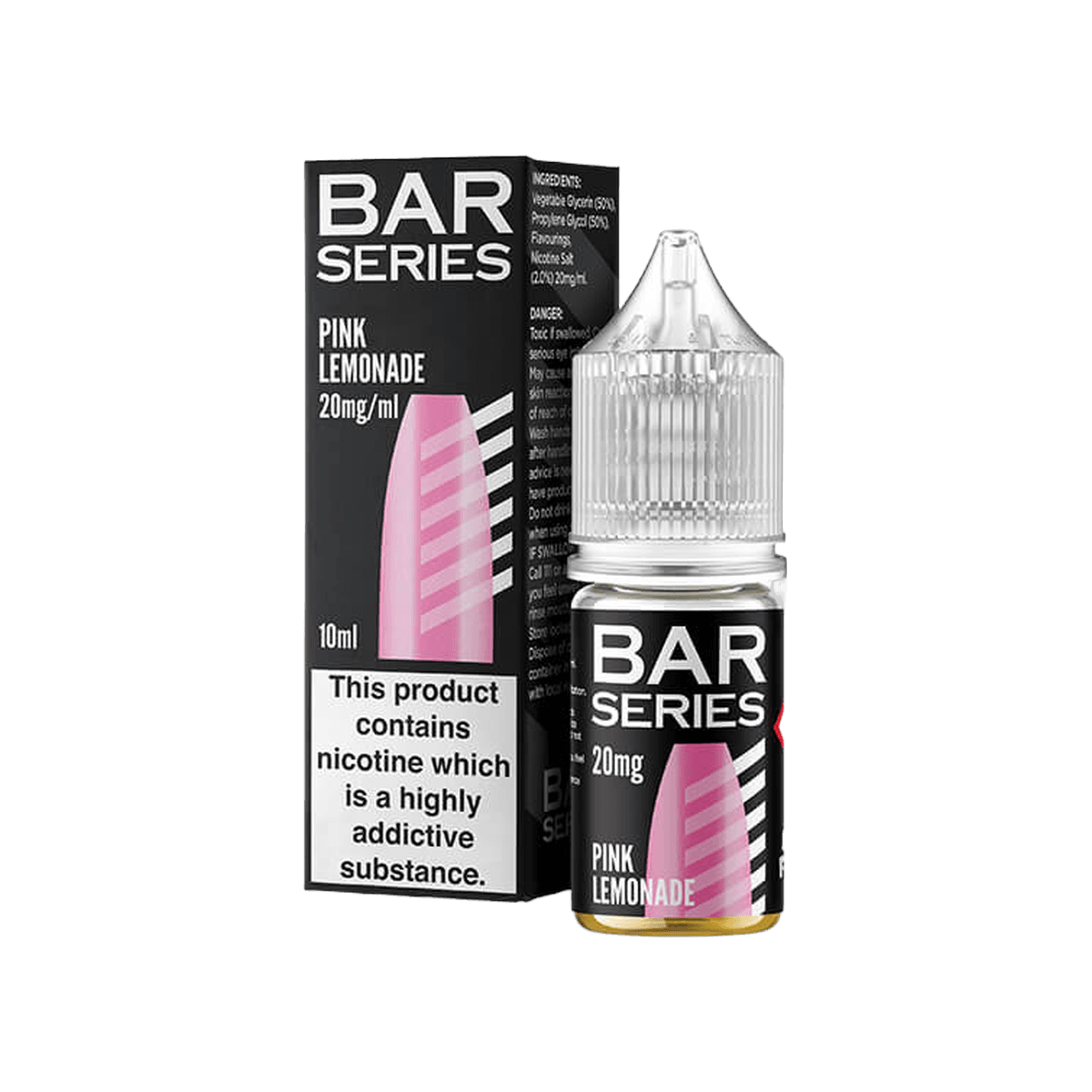 Pink Lemonade Nic Salt E-Liquid by Bar Series