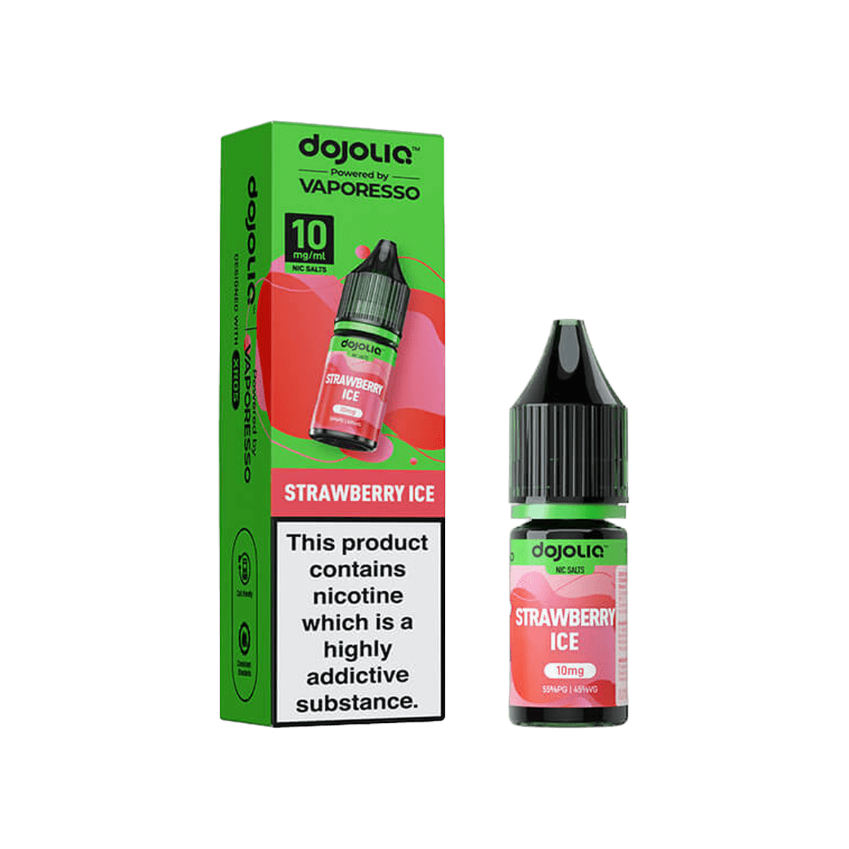 Strawberry Ice Nic Salt E-Liquid by Dojoliq