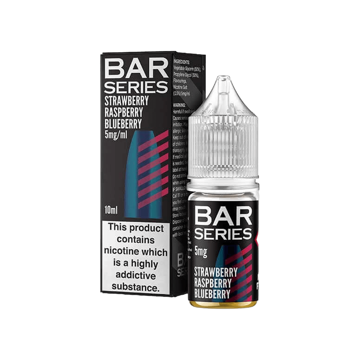 Strawberry Raspberry Blueberry Nic Salt E-Liquid by Bar Series