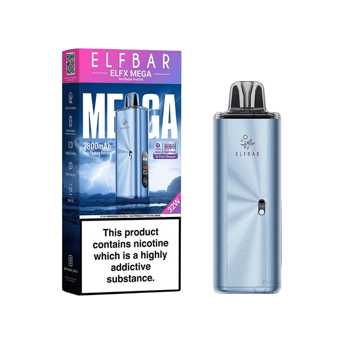 Cyan Elf Bar E-Liquid