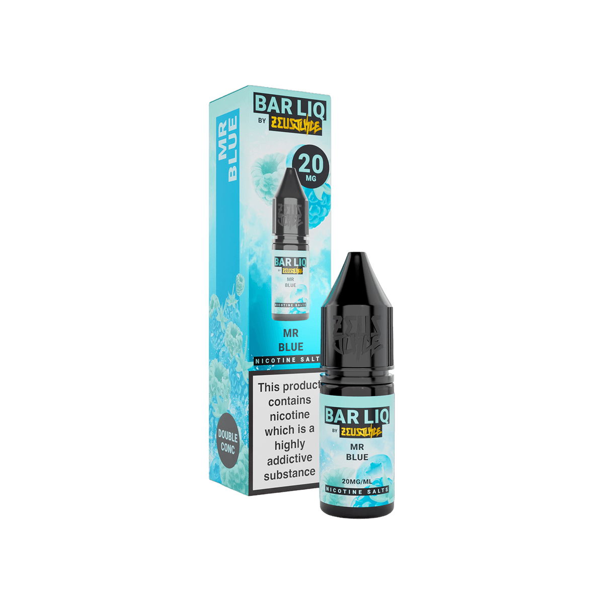 Mr Blue Nic Salt E-Liquid by Bar Liq