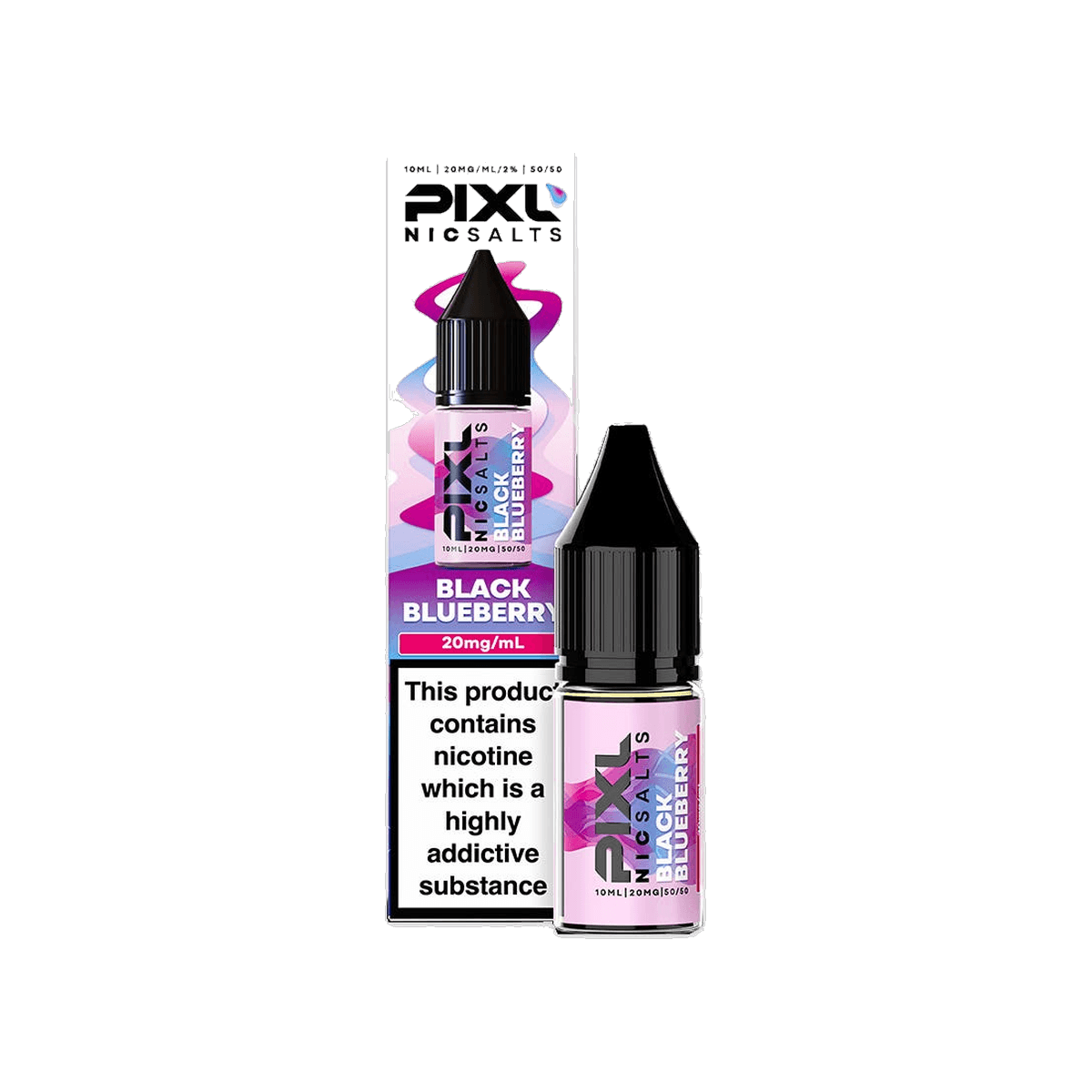 Black Blueberry Nic Salt E-Liquid by Pixl