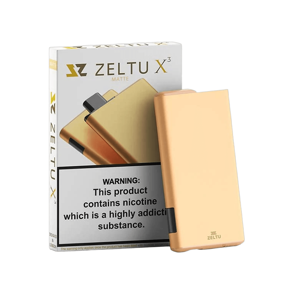 Burnt Gold Matte Zeltu E-Liquid