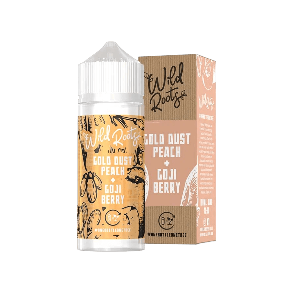 Gold Dust Peach Wild Roots Shortfill