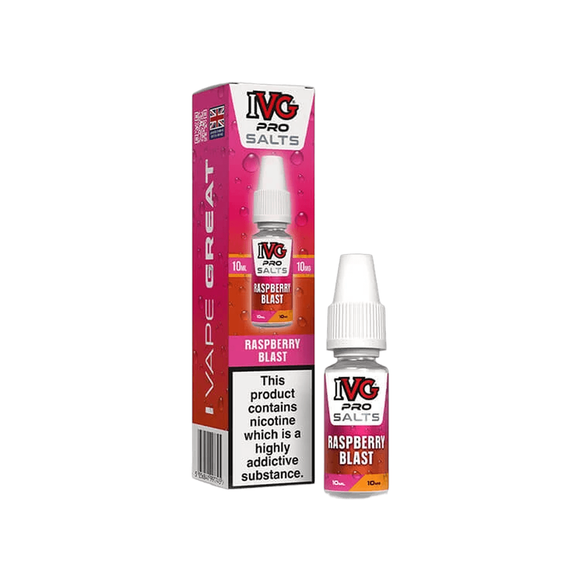 Raspberry Blast E-Liquid by IVG Pro Salts