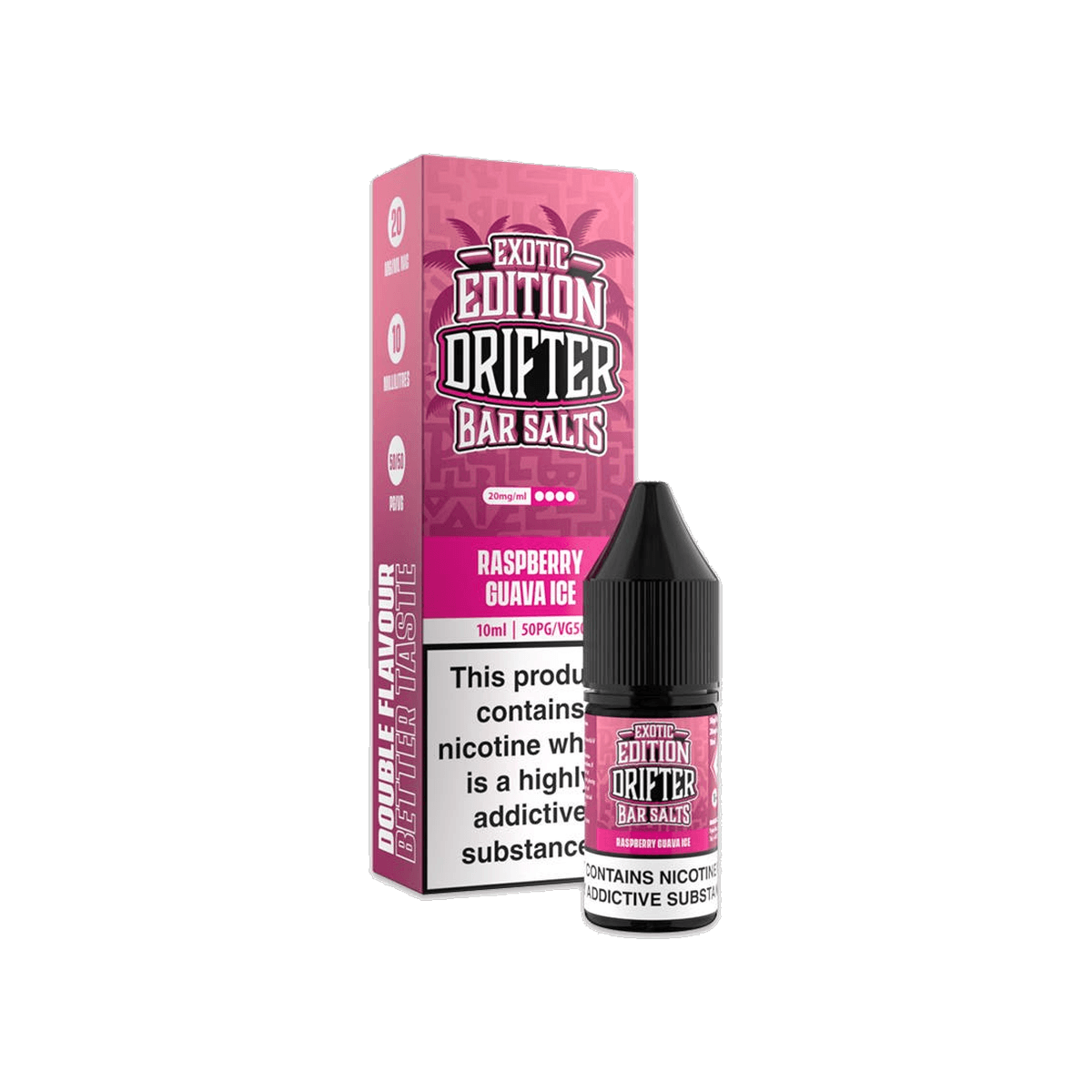 Raspberry Guava Ice Nic Salt E-Liquid by Drifter Exotic