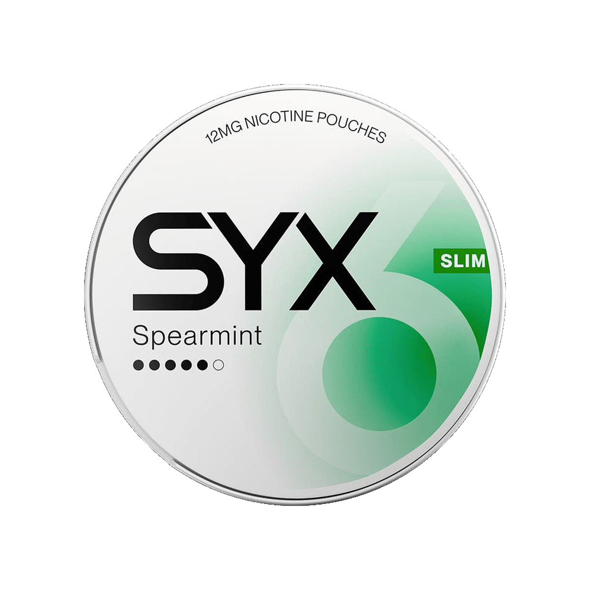 SYX 2.0 Spearmint Nicotine Pouches tin